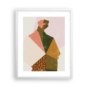 Poster in einem weißen Rahmen - Mensch – ein komplexes Wesen - 40x50 cm