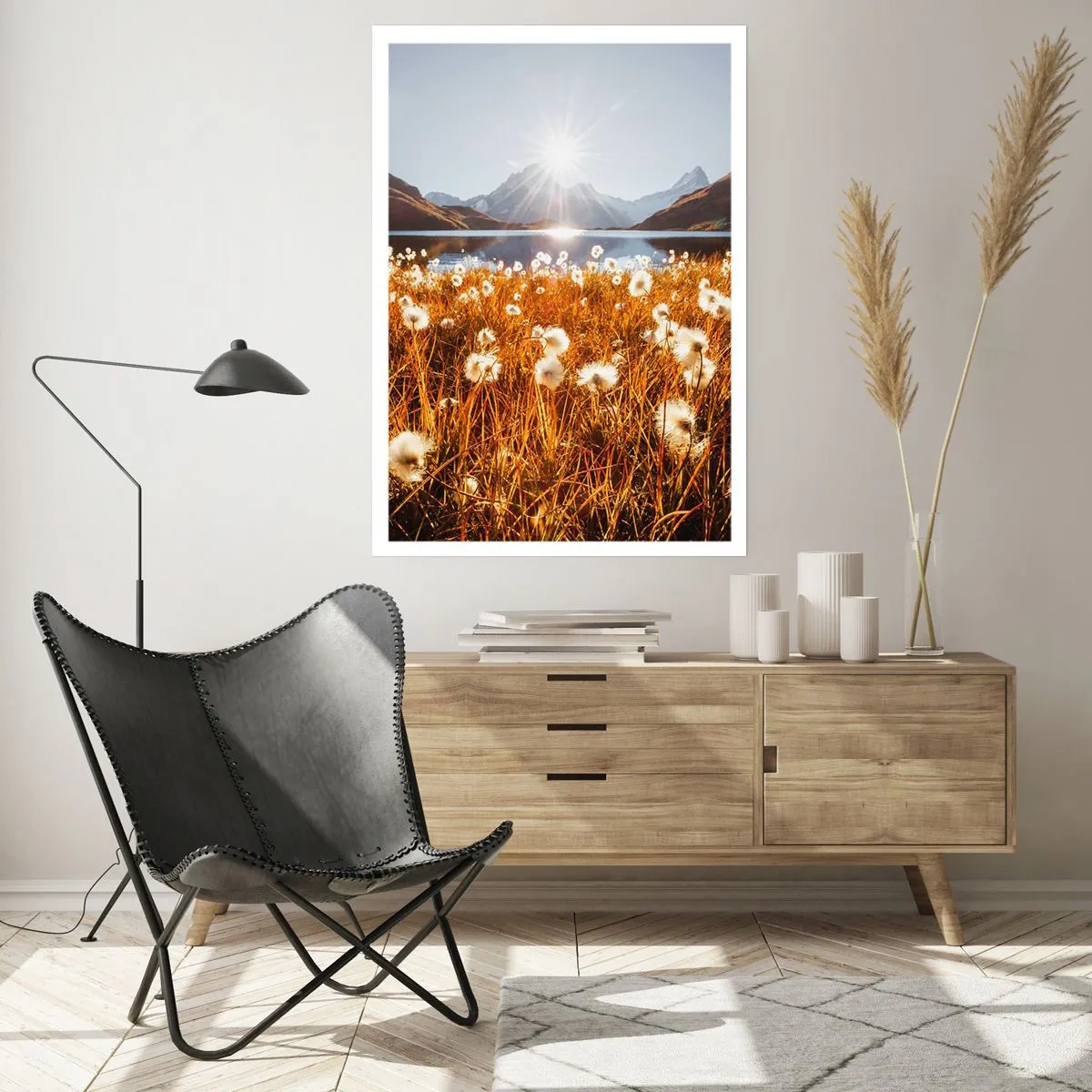 Poster - Steinhärte, Grasweichheit - 30x40 cm