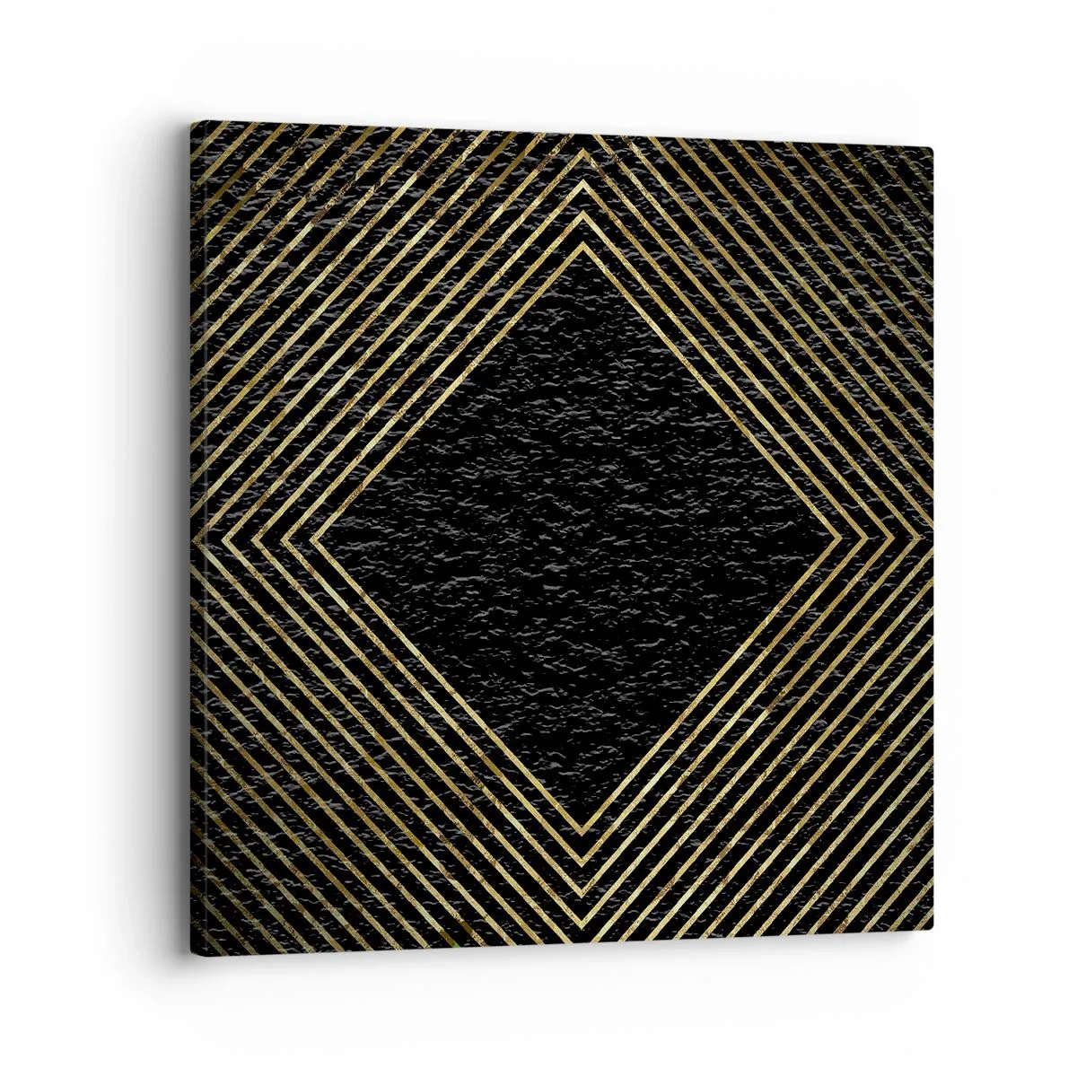 Bild auf Leinwand - Leinwandbild - Geometrie im glamourösen Stil - 30x30 cm