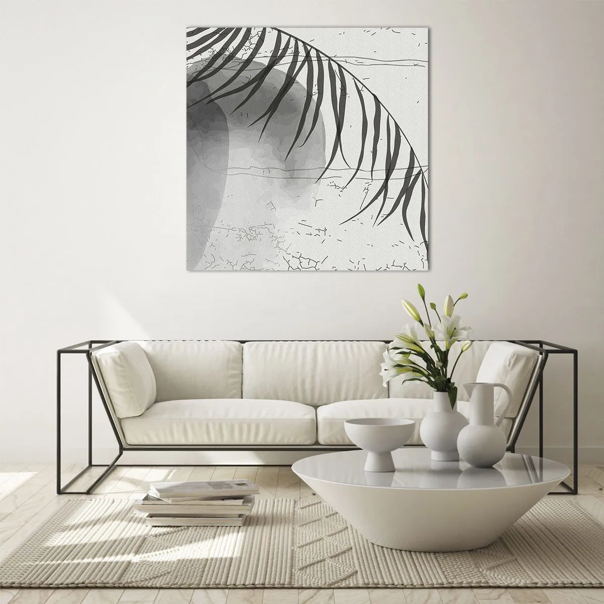 Glasbild - Bild auf glas - Subtile Exotik der Natur - 70x70 cm