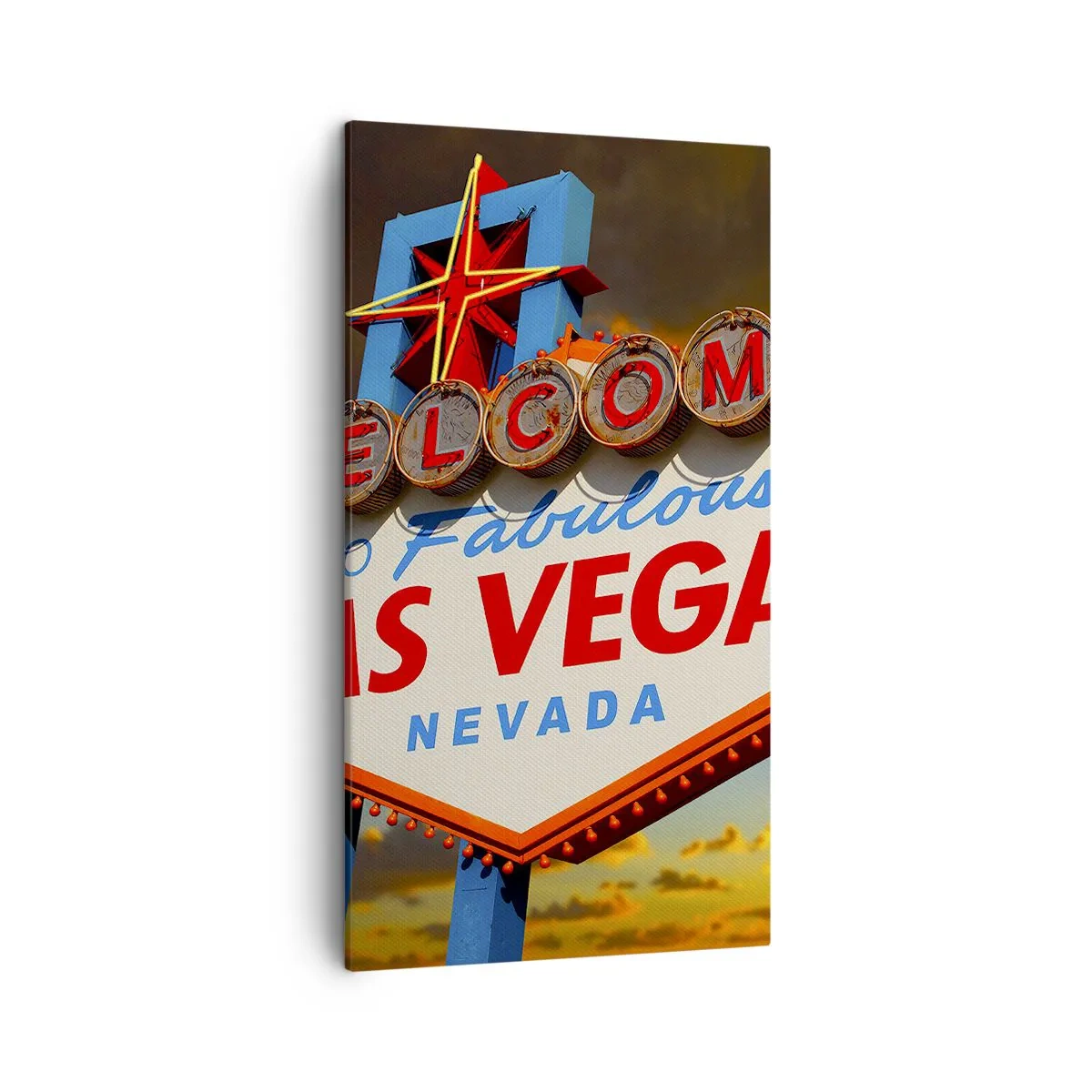 Bild auf Leinwand - Leinwandbild - Für ein Lächeln des Schicksals - 45x80 cm