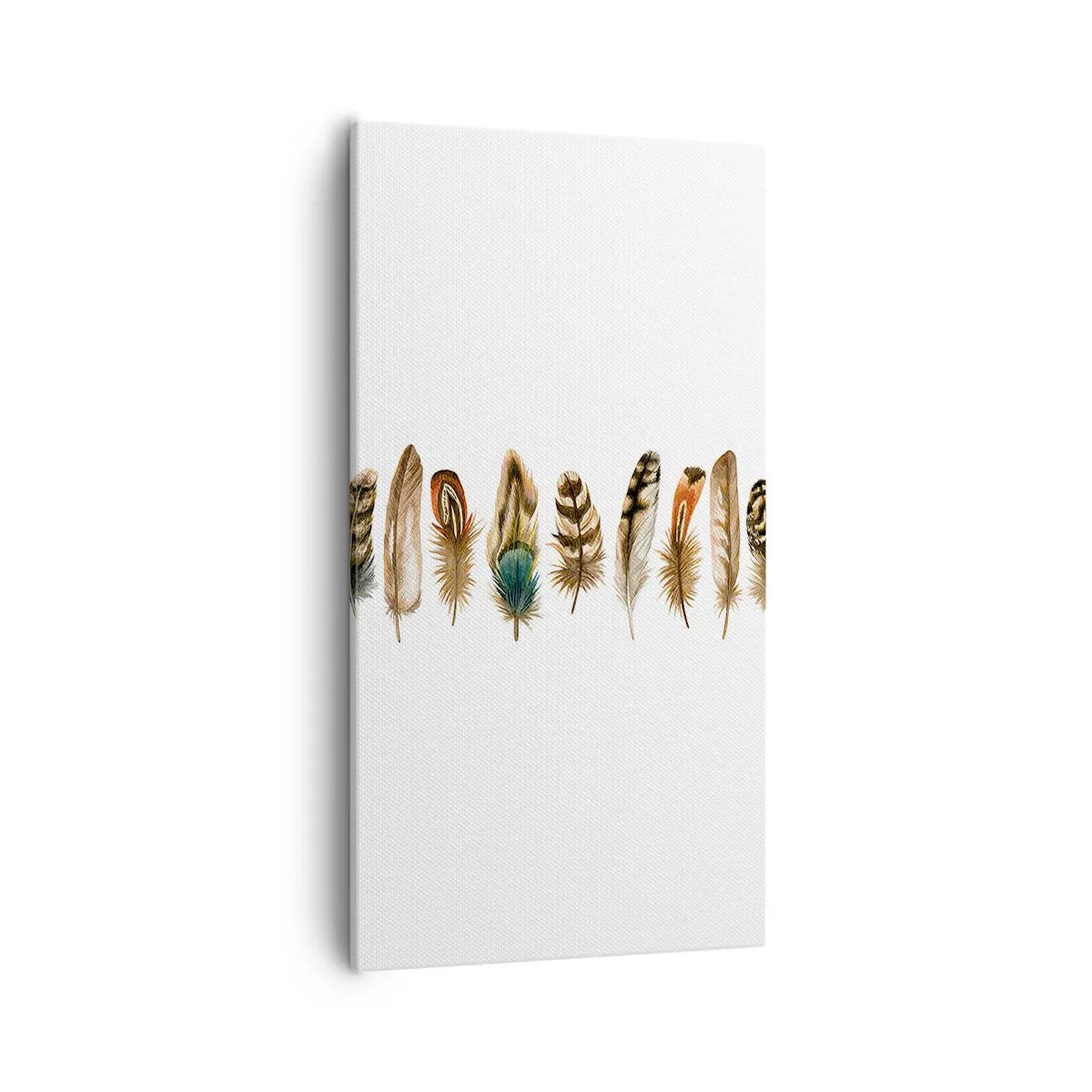 Bild auf Leinwand - Leinwandbild - Eine federleichte Variante - 55x100 cm