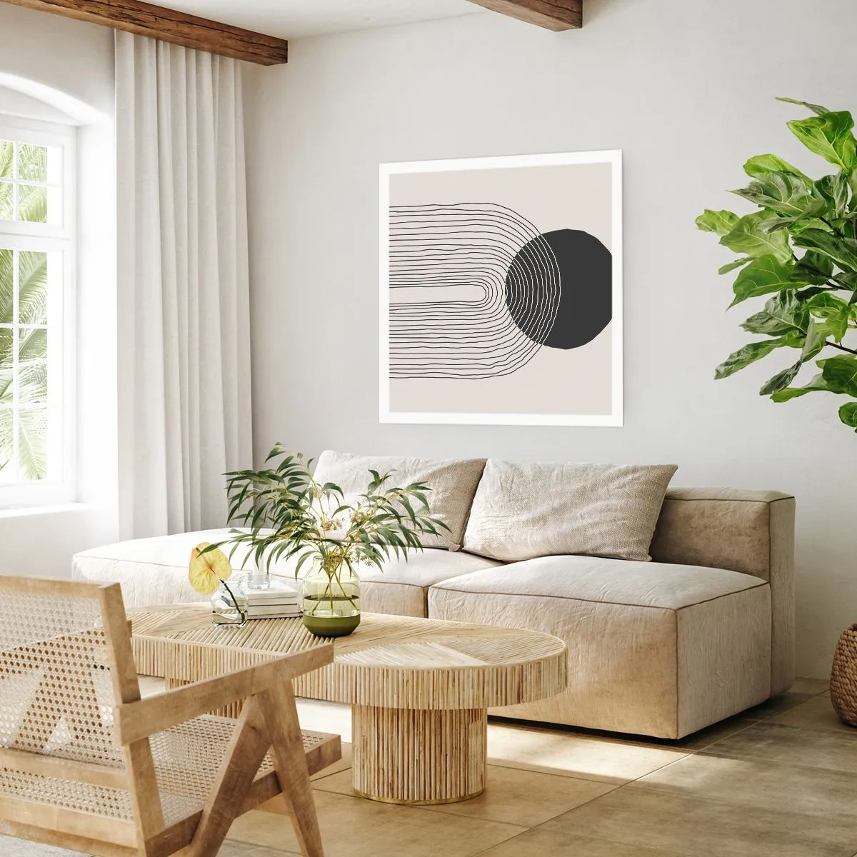 Poster - Zittern und Vertrauen - 30x30 cm