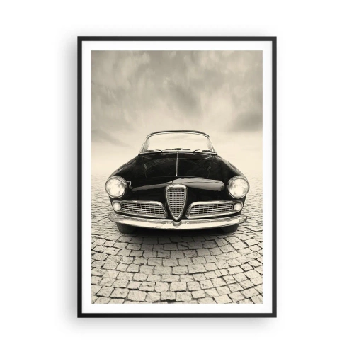 Poster in einem schwarzem Rahmen - Man muss mich einfach lieben - 70x100 cm