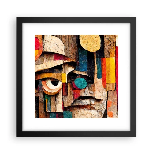 Poster in einem schwarzem Rahmen - Ich sehe dich… - 30x30 cm
