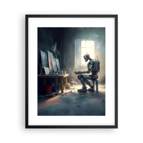 Poster in einem schwarzem Rahmen - Schöpfungsakt - 40x50 cm