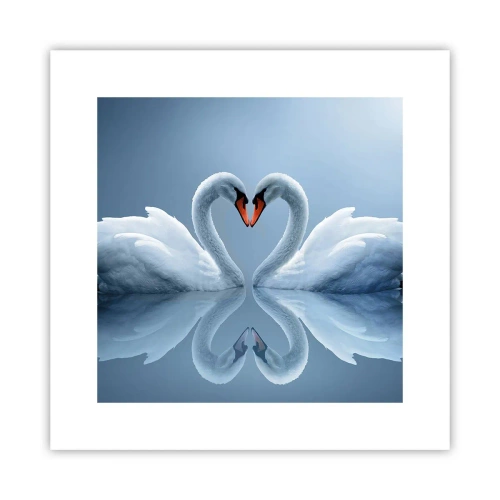 Poster - Zeit für die Liebe - 30x30 cm