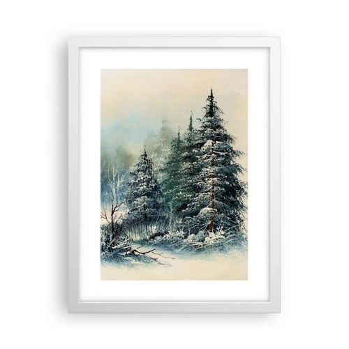 Poster in einem weißen Rahmen - Bereit für Weihnachten - 30x40 cm