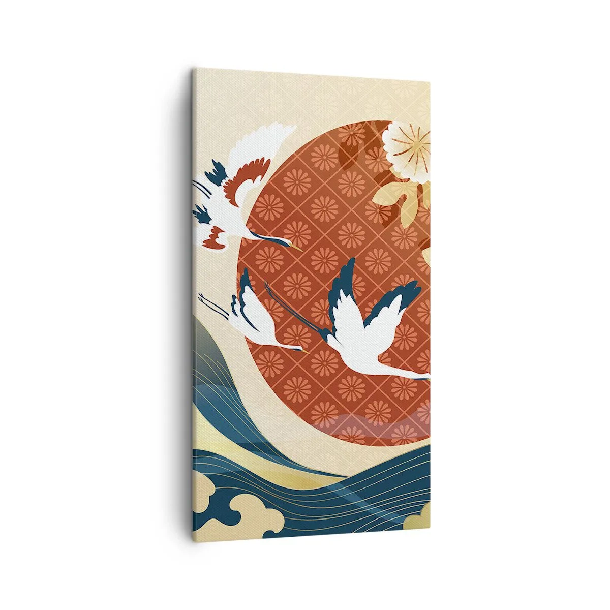 Bild auf Leinwand - Leinwandbild - Japanisches Märchen - 45x80 cm