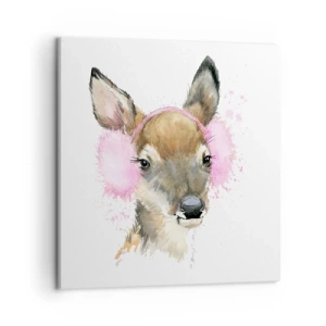 Bild auf Leinwand - Leinwandbild - Und der Frost ist nicht mehr schrecklich - 50x50 cm