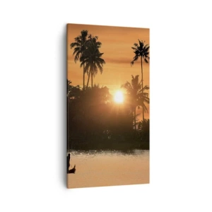 Bild auf Leinwand - Leinwandbild - Zeit zum Entspannen - 45x80 cm