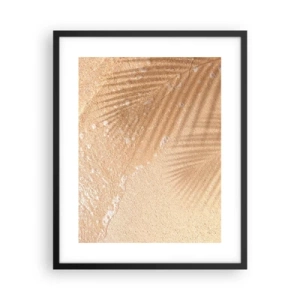 Poster in einem schwarzem Rahmen - Der Schatten eines heißen Sommers - 40x50 cm