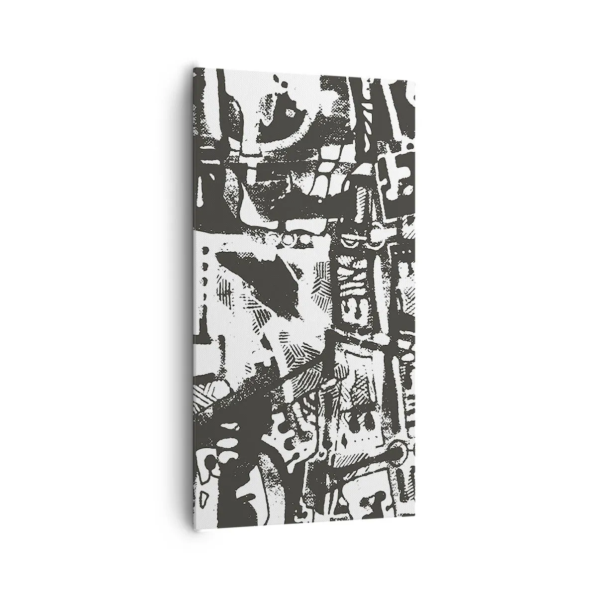 Bild auf Leinwand - Leinwandbild - Ordnung oder Chaos? - 65x120 cm