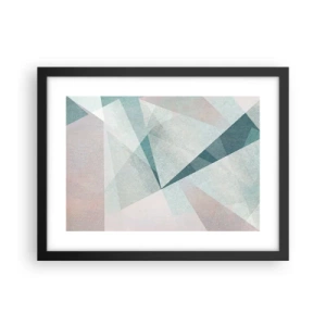 Poster in einem schwarzem Rahmen - Einfach aber dynamisch - 40x30 cm