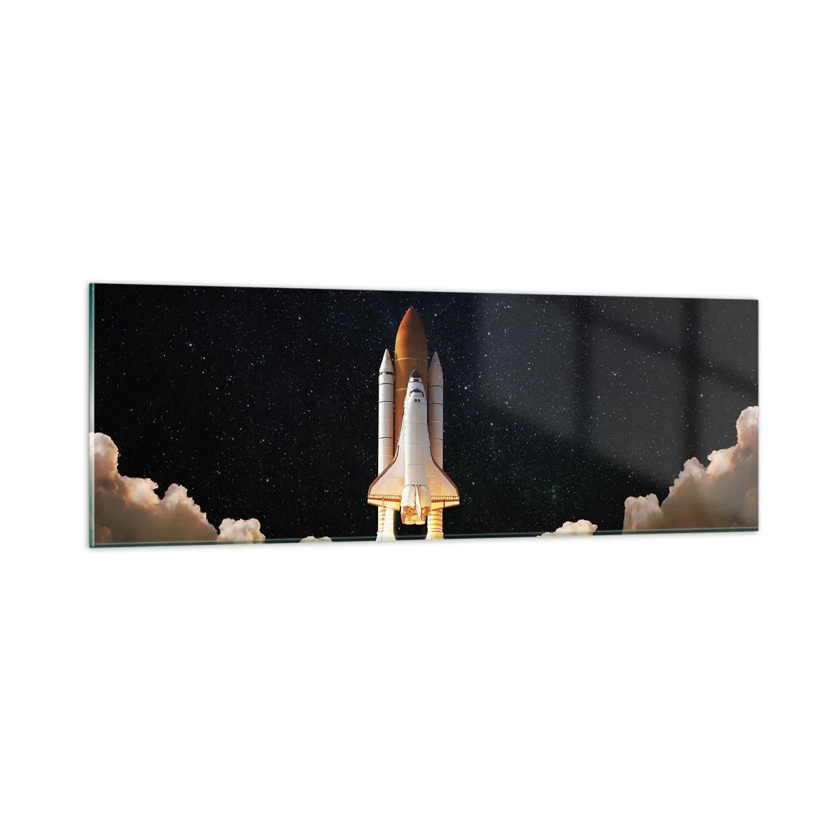 Glasbild - Bild auf glas - Ad Astra! - 90x30 cm