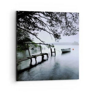 Bild auf Leinwand - Leinwandbild - Du ruhst dich schon aus - 70x70 cm