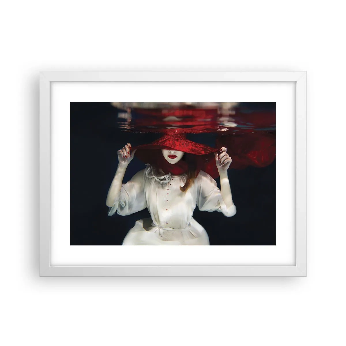 Poster in einem weißen Rahmen - Boshafte Göttin in der slawischen Mythologie - 40x30 cm