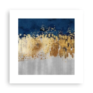 Poster - Moderne Komposition mit Glanz - 30x30 cm