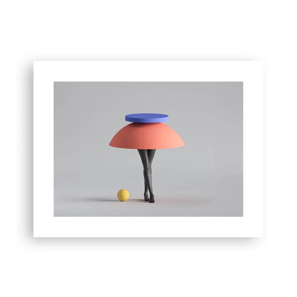 Poster - Surrealistische Komposition - 40x30 cm