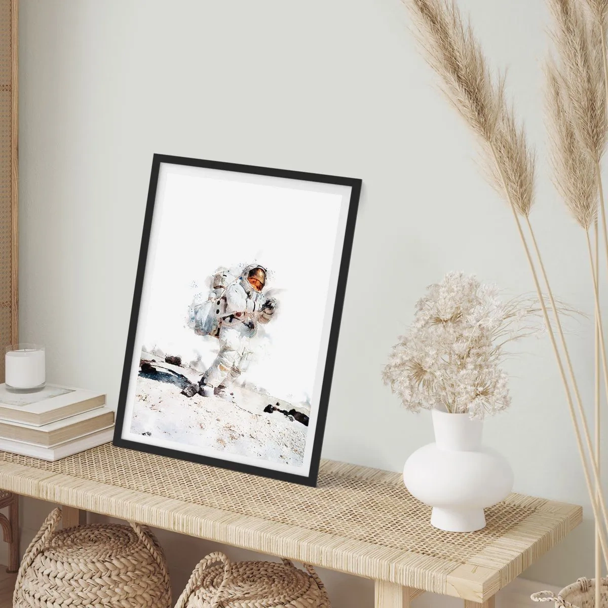 Poster in einem schwarzem Rahmen - Bote der Erde - 30x40 cm