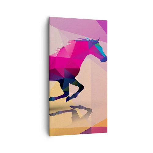 Bild auf Leinwand - Leinwandbild - Kubismus lebt noch - 55x100 cm