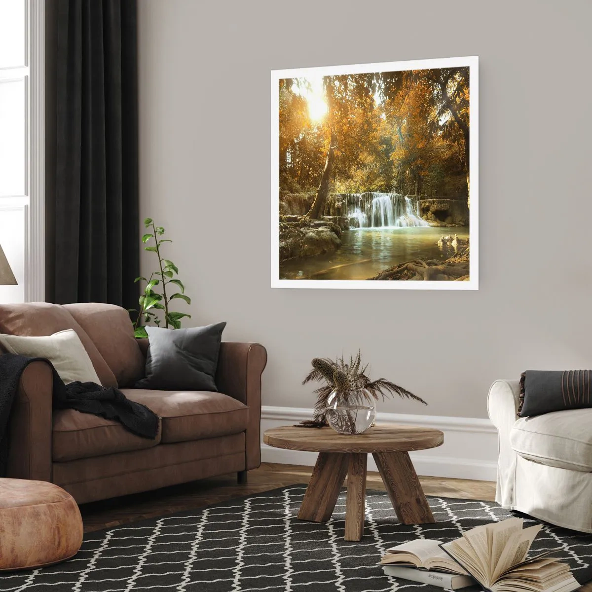 Poster - Parkkaskade - 30x30 cm