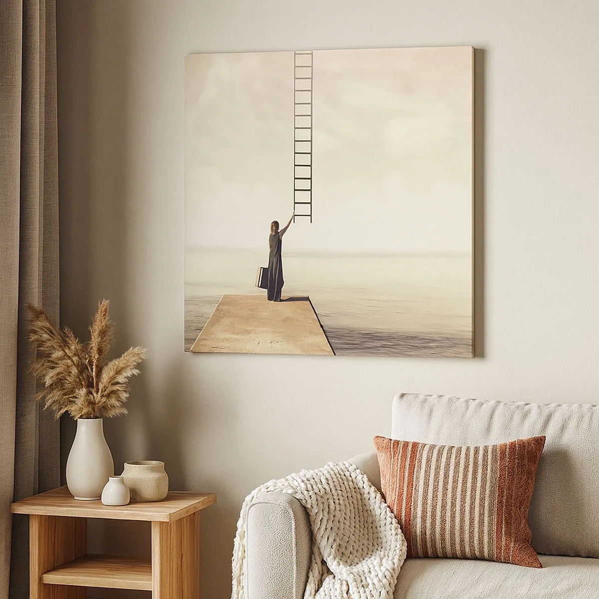 Bild auf Leinwand - Leinwandbild - Eine magische Reise - 30x30 cm