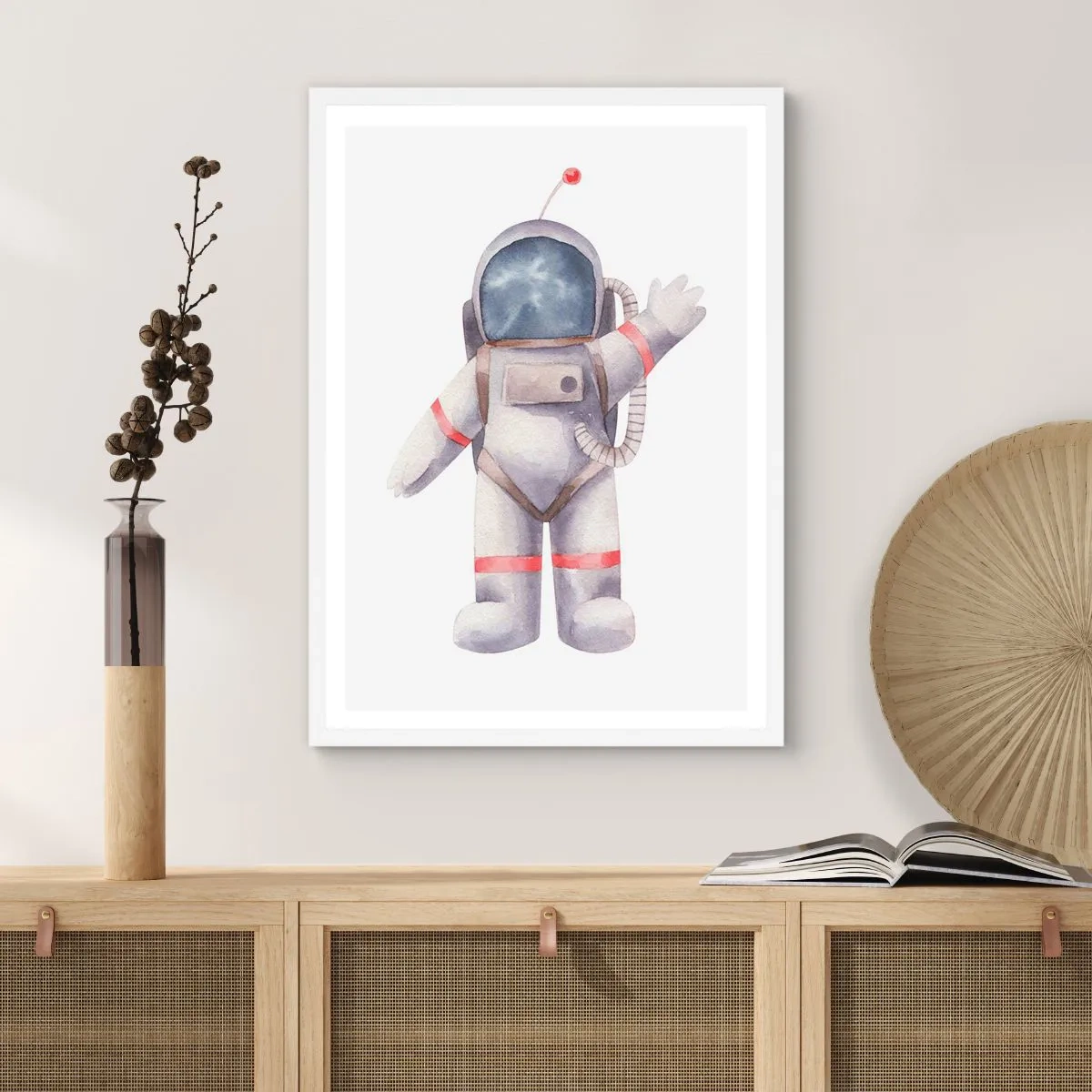 Poster in einem weißen Rahmen - Bis dann! - 61x91 cm