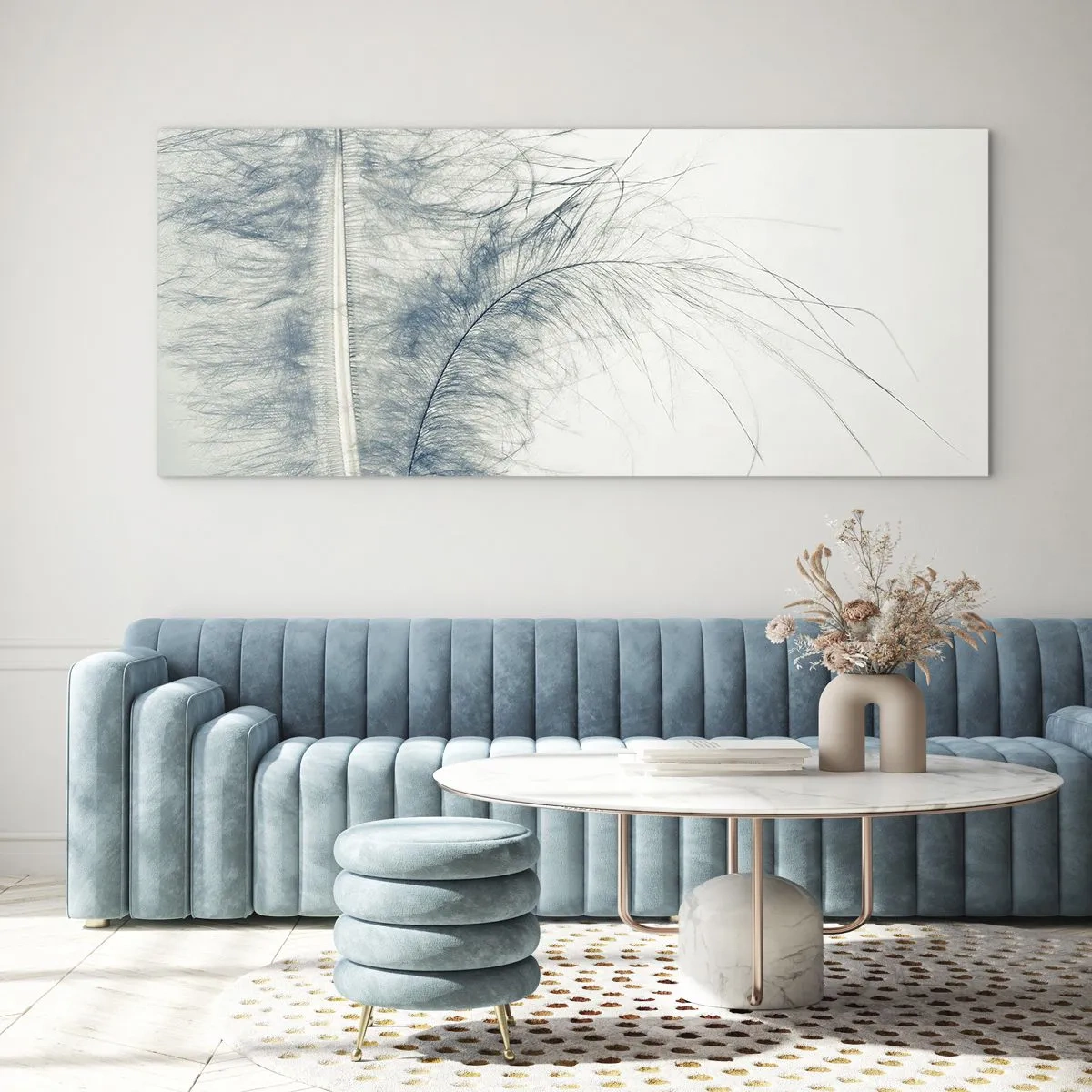 Glasbild - Bild auf glas - Flüstern der Natur - 100x40 cm