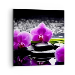 Bild auf Leinwand - Leinwandbild - In Ruhe ertrinken - 70x70 cm