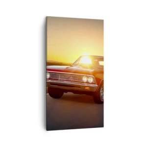 Bild auf Leinwand - Leinwandbild - Begehren ist rot - 45x80 cm