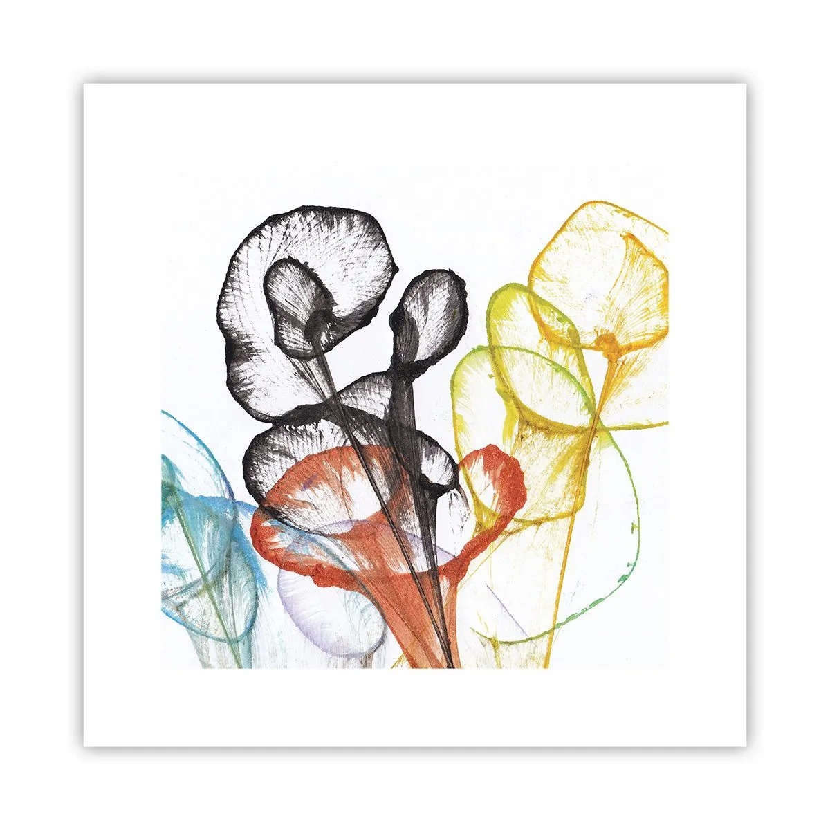 Poster - Blumen mit Seele - 30x30 cm