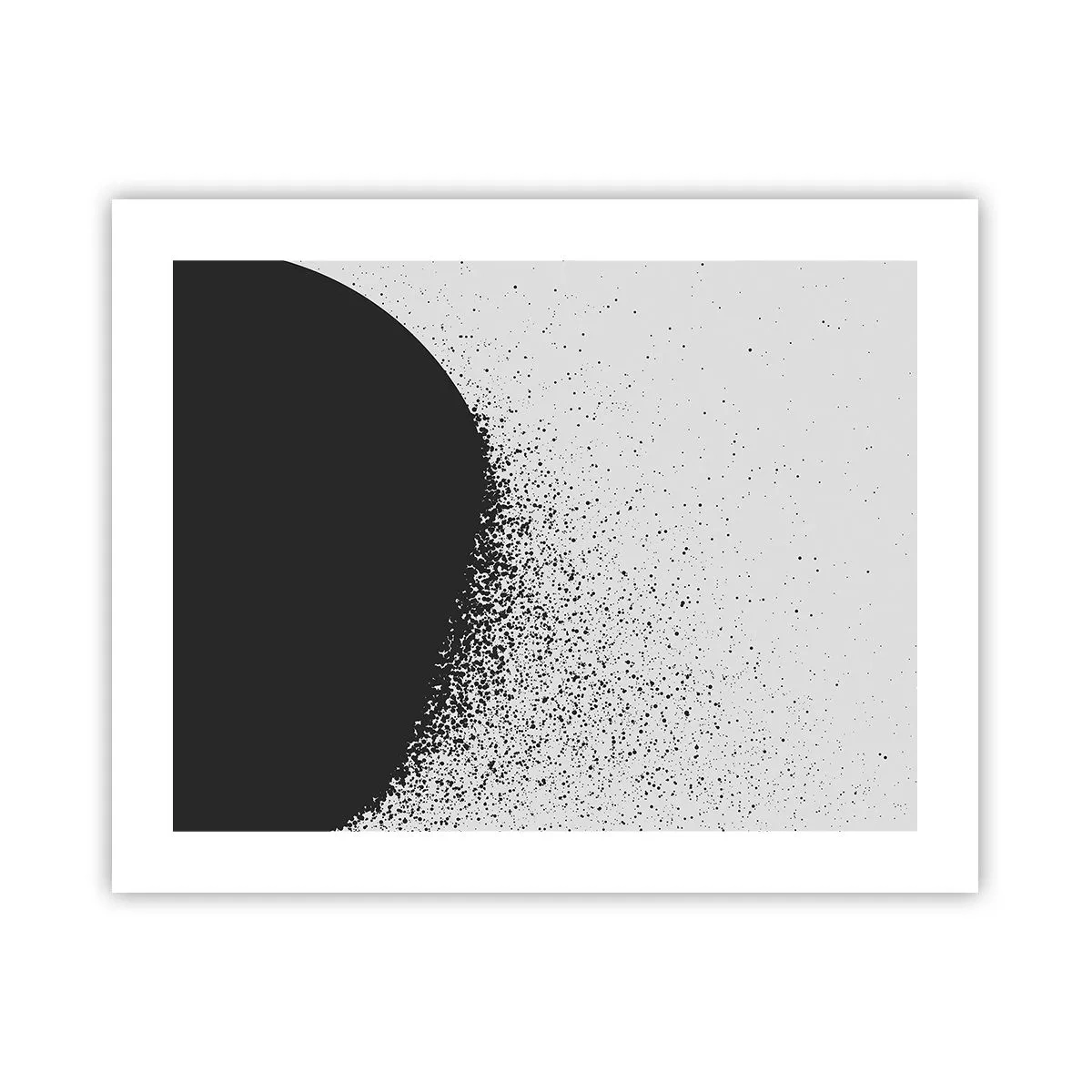 Poster - Bewegung von Molekülen - 50x40 cm