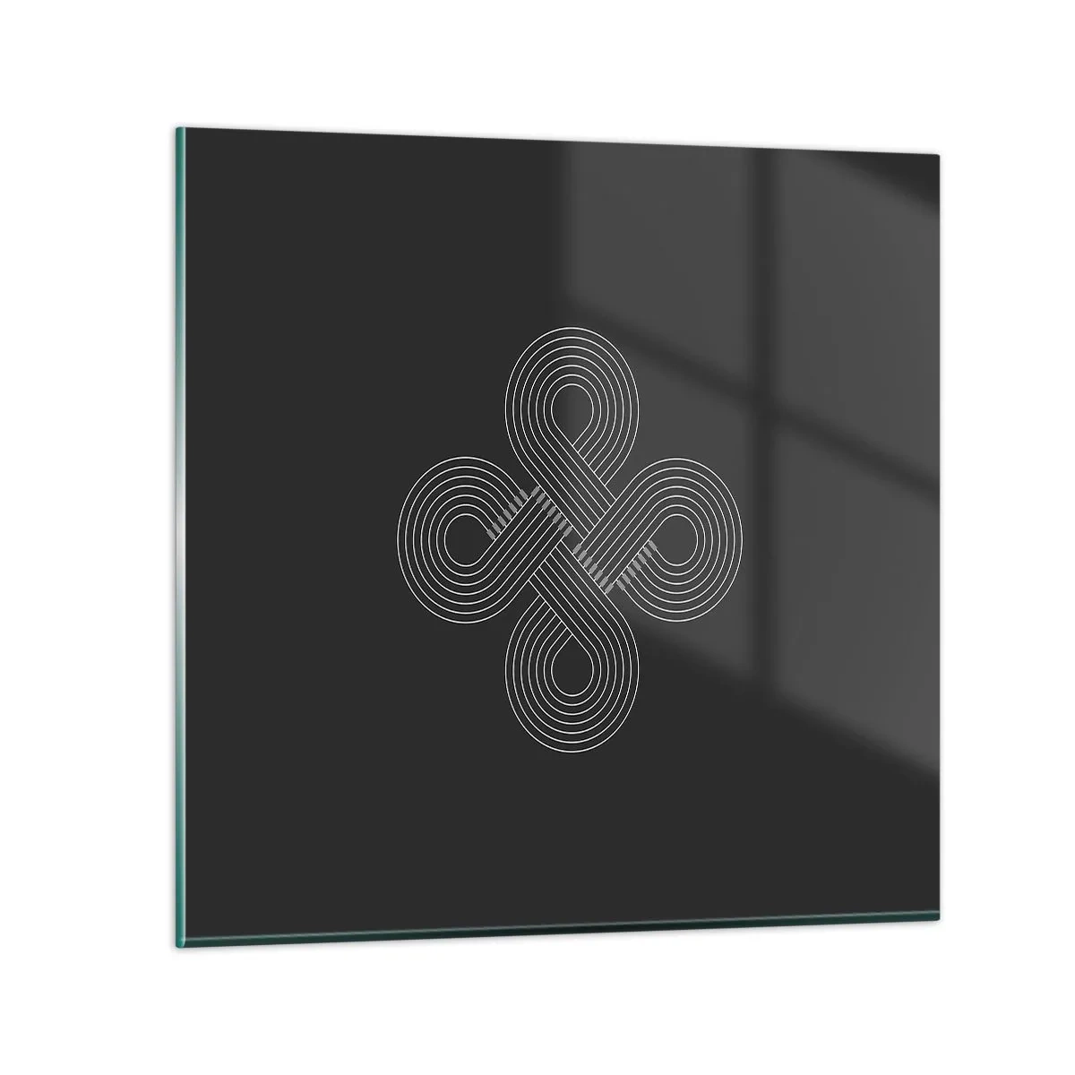 Glasbild - Bild auf glas - Im keltischen Geist - 60x60 cm