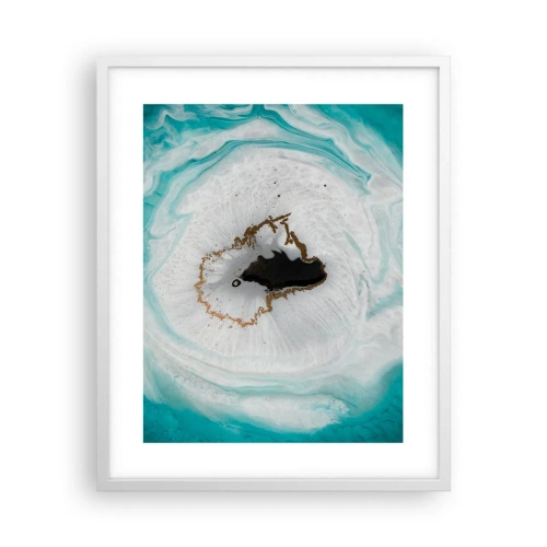 Poster in einem weißen Rahmen - Nach Innen eindringen - 40x50 cm