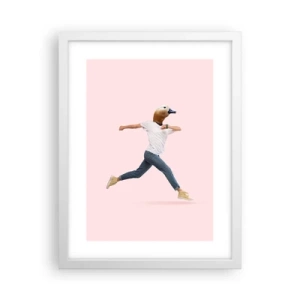 Poster in einem weißen Rahmen - Eine Prise Absurdität - 30x40 cm