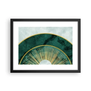 Poster in einem schwarzem Rahmen - Anderes Sonnensystem - 40x30 cm