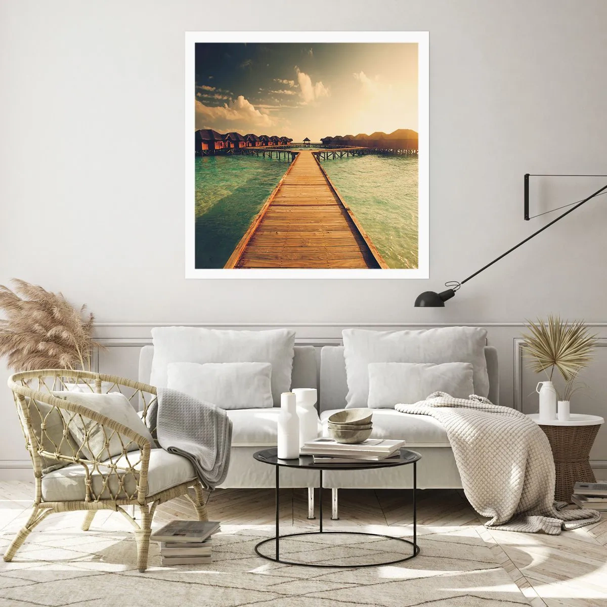 Poster - Eine herzliche Einladung - 40x40 cm