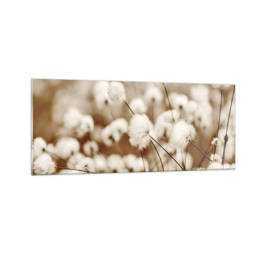 Glasbild - Bild auf glas - Flauschiges Kornfeld - 100x40 cm