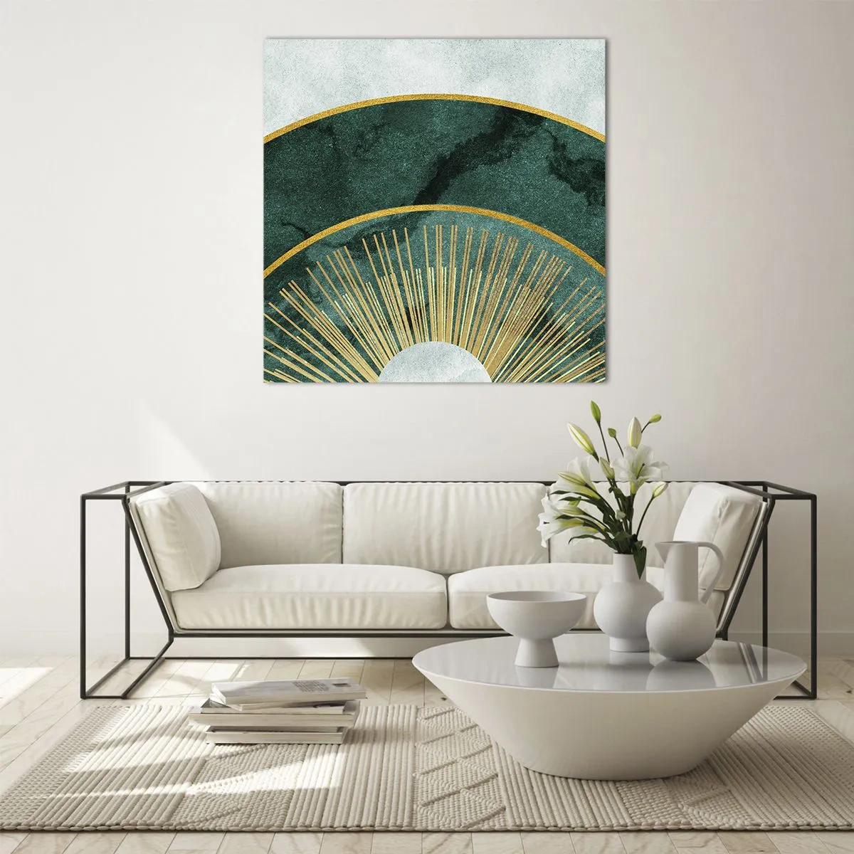 Glasbild - Bild auf glas - Anderes Sonnensystem - 40x40 cm