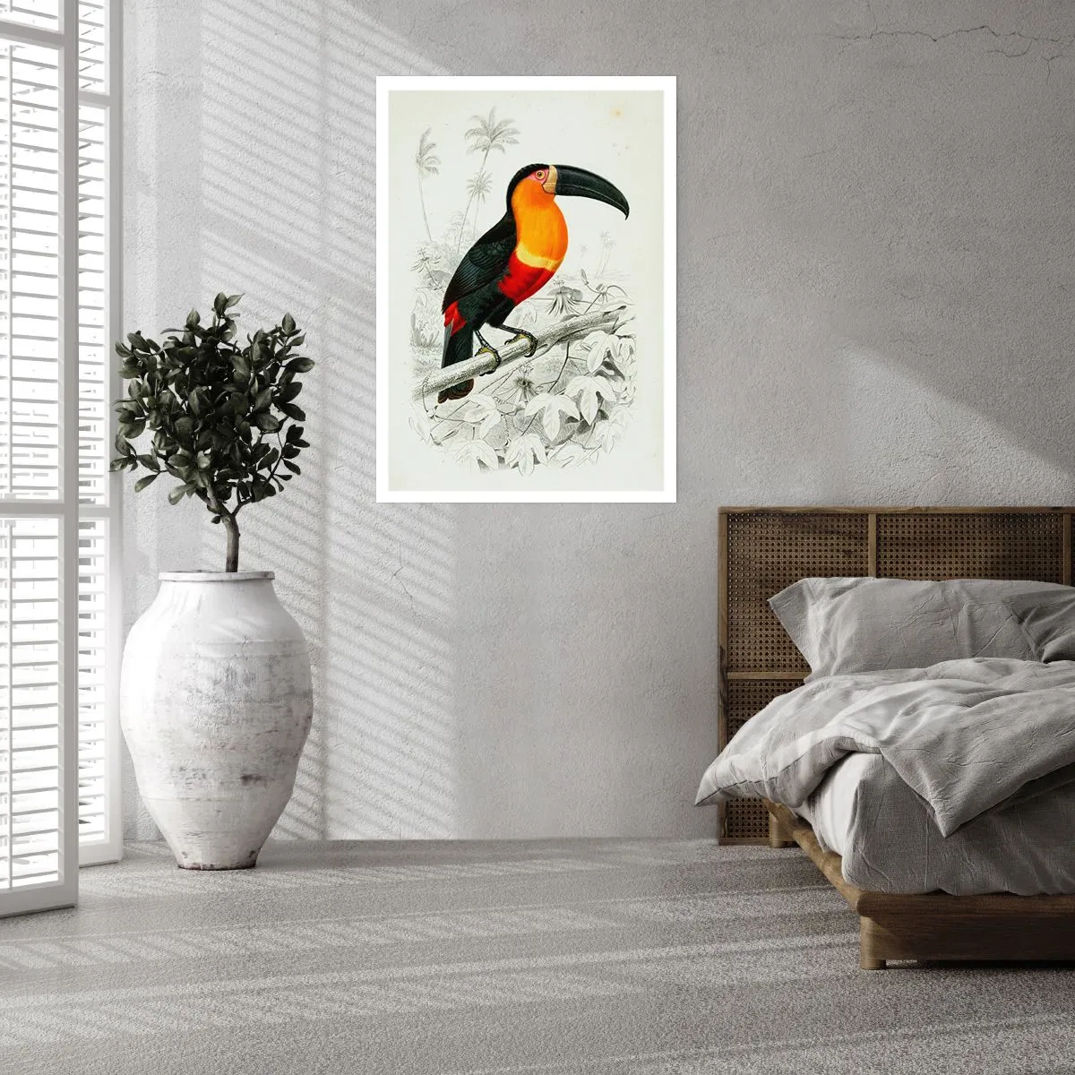 Poster - Vogelfarben - 40x50 cm