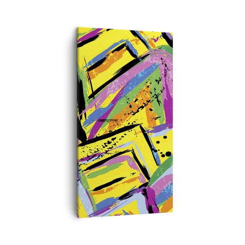 Bild auf Leinwand - Leinwandbild - Bis sie vor Freude schreit - 45x80 cm