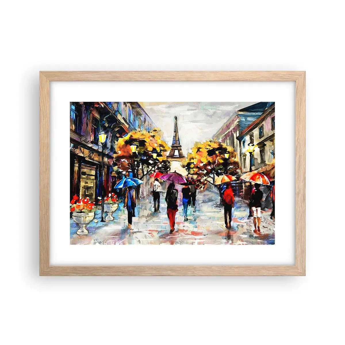 Poster in einem Rahmen aus heller Eiche - Besonders schön im Herbst - 40x30 cm