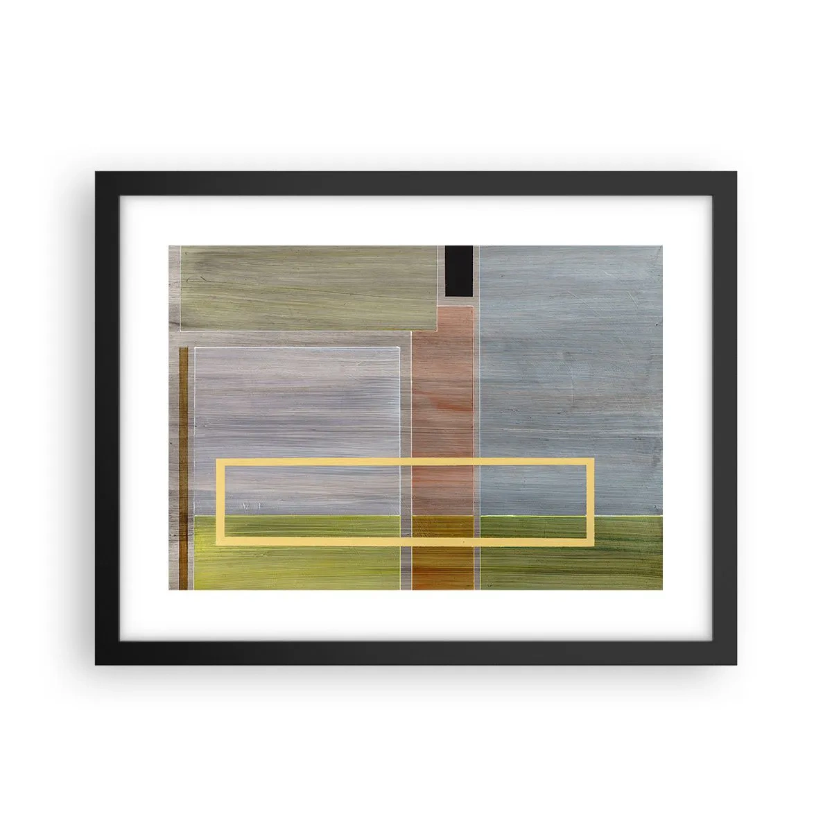 Poster in einem schwarzem Rahmen - Einfach und ruhig - 40x30 cm