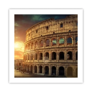 Poster - Ein kolossaler Eindruck - 50x50 cm