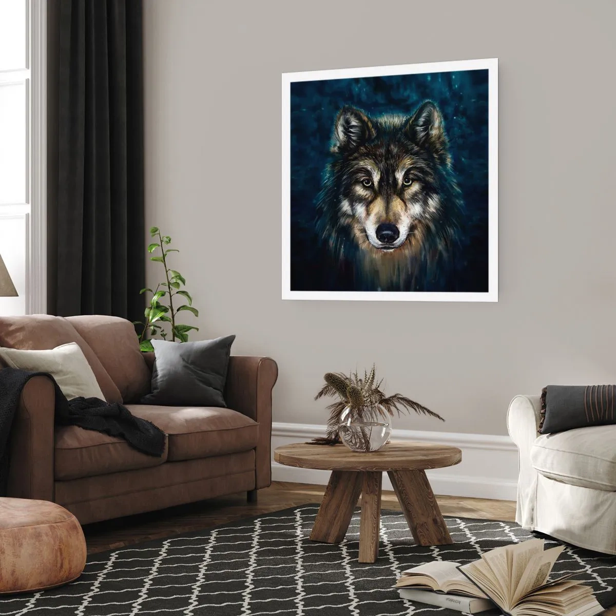 Poster - Alpha? Und Omega - 40x40 cm