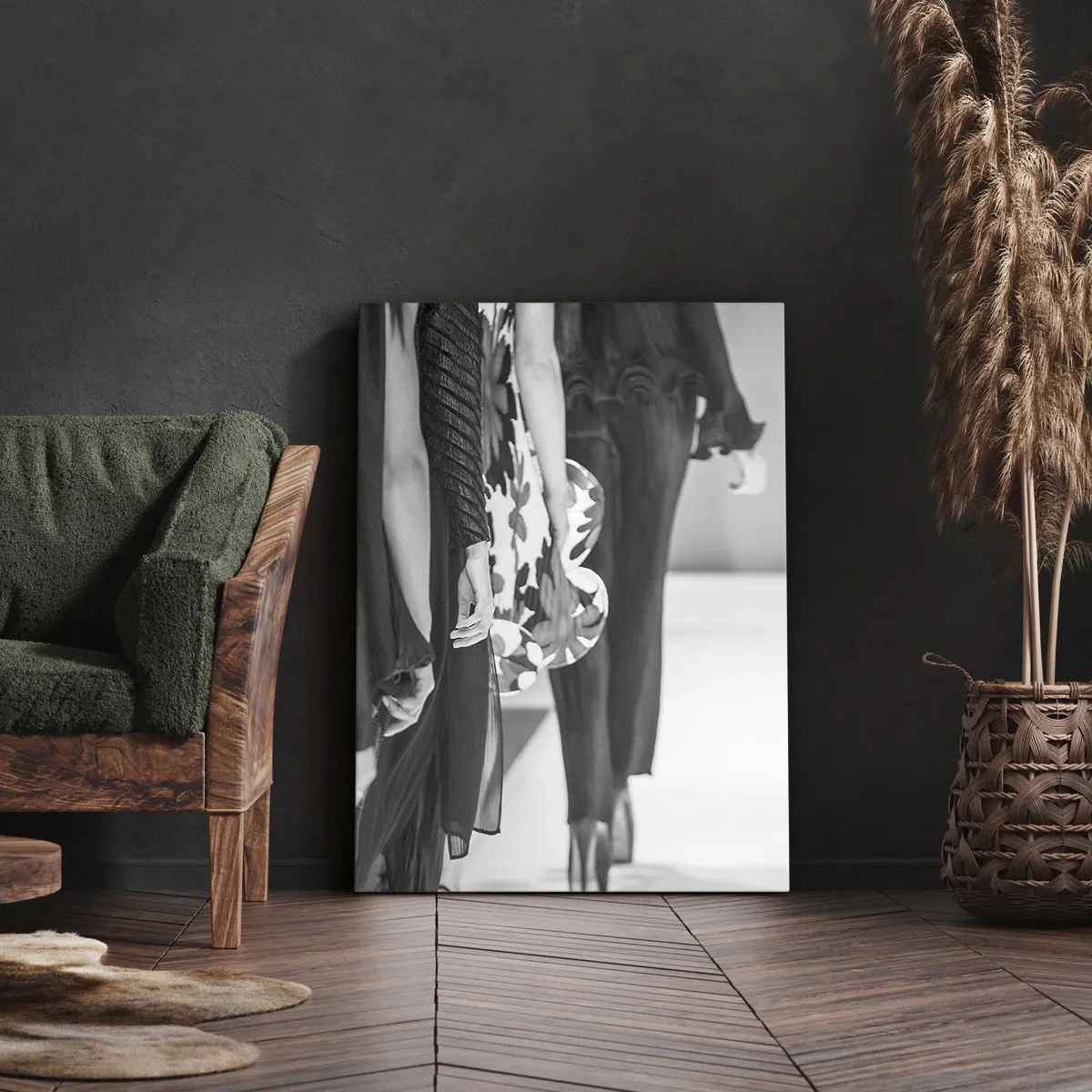 Bild auf Leinwand - Leinwandbild - Eine stilvolle Parade - 55x100 cm