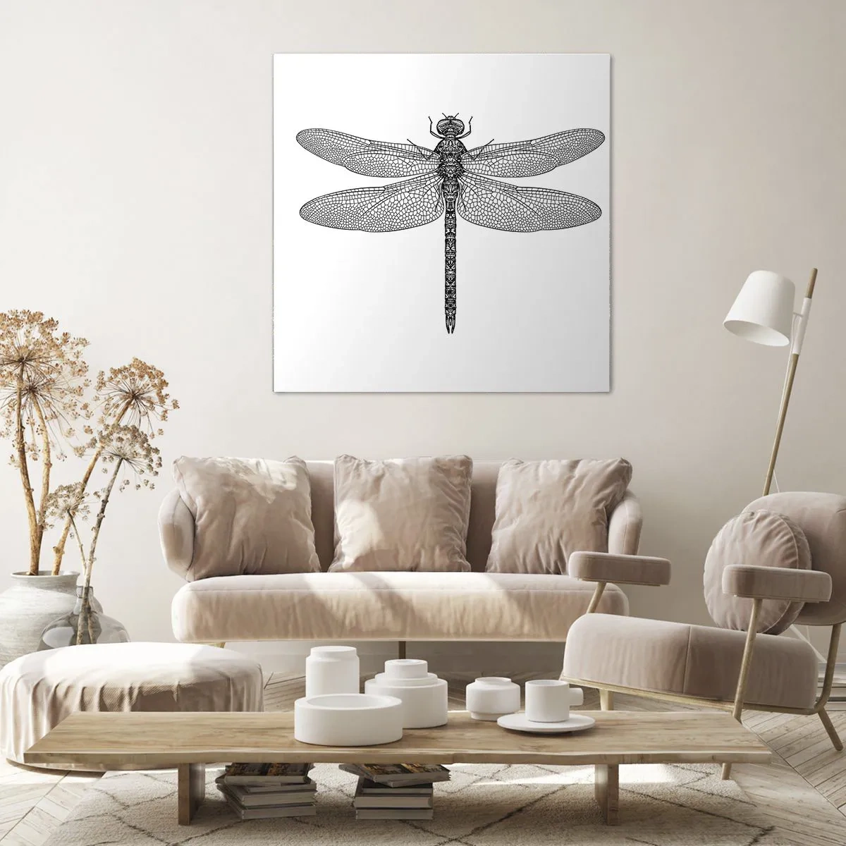 Bild auf Leinwand - Leinwandbild - Präzision der Natur - 70x70 cm