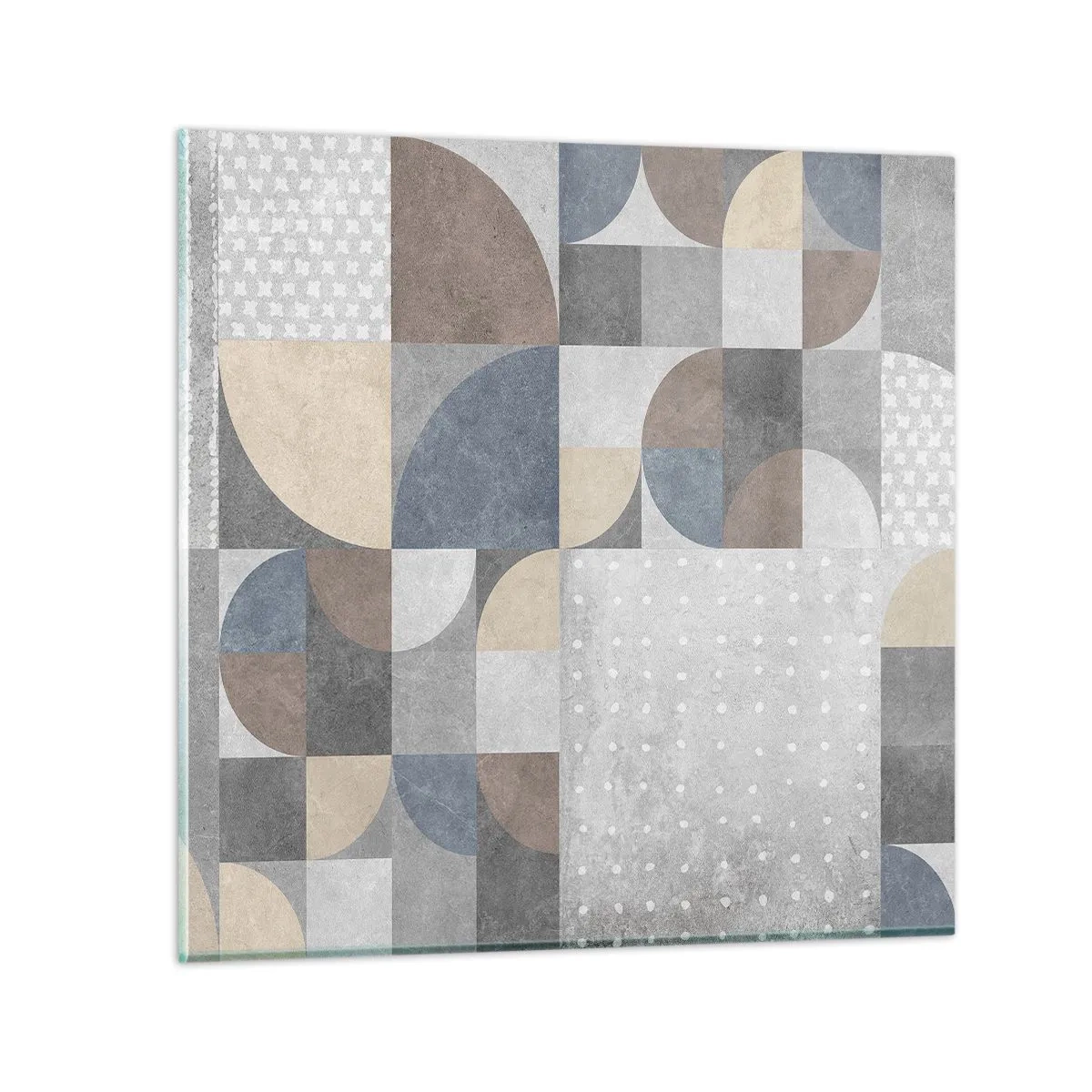 Glasbild - Bild auf glas - Keramische Fantasie - 60x60 cm