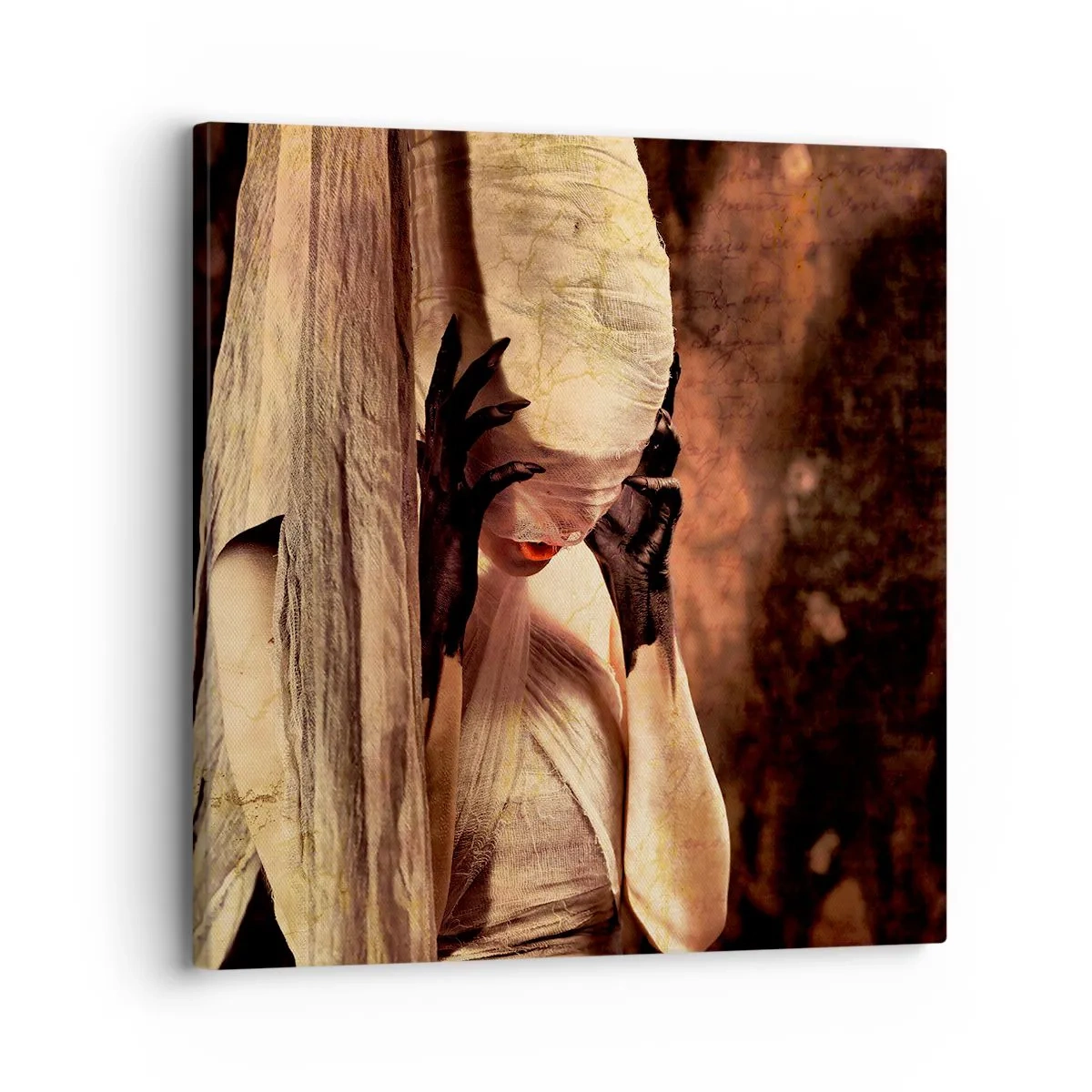 Bild auf Leinwand - Leinwandbild - Zwischen Gut und Böse - 30x30 cm
